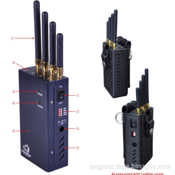 Handheld Signal Jammer Wireless Signal Jammers Cellular Signal Jammer